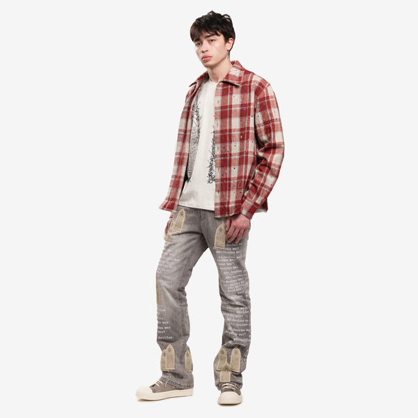 Mens Who Decides War Glory Flannel in Multicolor