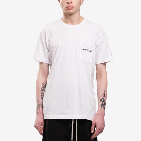 Chrome Hearts Mens Classic Scroll Tee in White