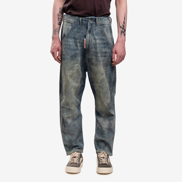 RRR123 Rivington Roi Rebis Mens Corinth Trousers in Dark Indigo