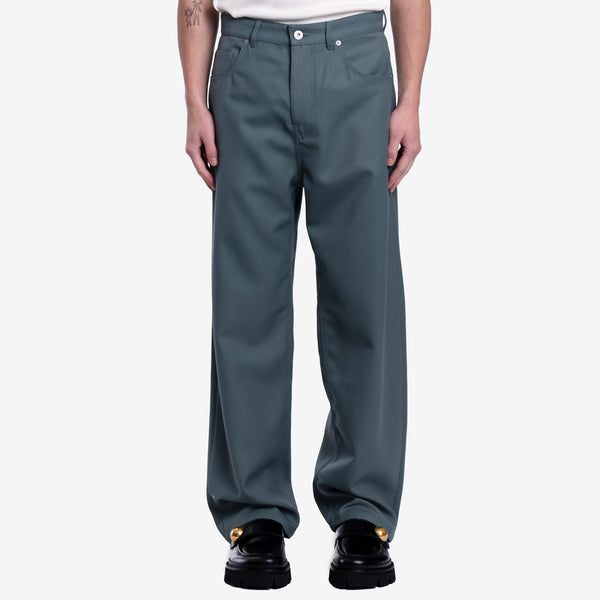 Mens Drôle de Monsieur - Le Pantalon Baggy in Water Green