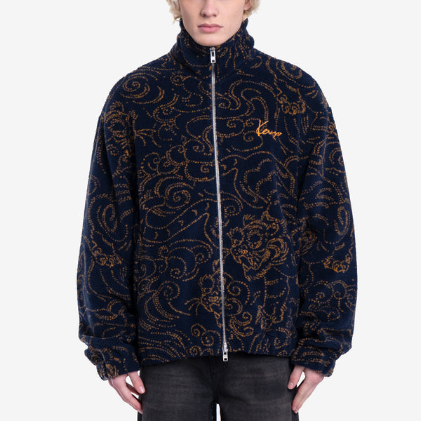 Mens KENZO Star Tiger Jacket in Blue