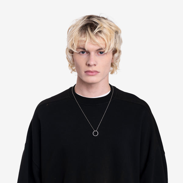 Maison Margiela MM6 Unisex Number Reference Necklace in Silver