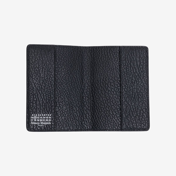 Maison Margiela Unisex Four Stitches Passport Cover in Black