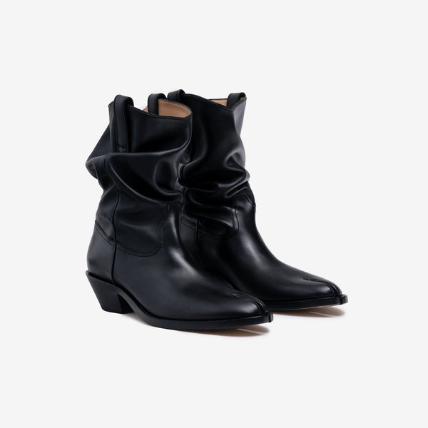 Womens Maison Margiela Tabi Western Boots in Black