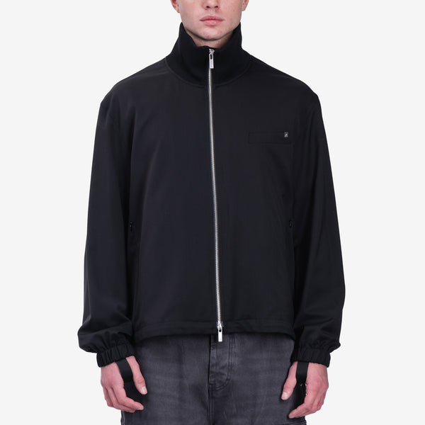 Helmut Lang Mens Relaxed Bomber Suit Jacket in Black