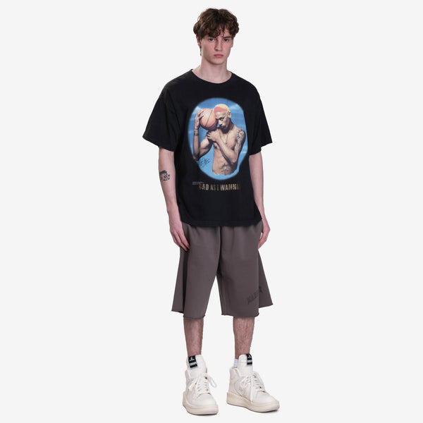 Maison Margiela MM6 Mens Varsity Sweat Shorts in Brown