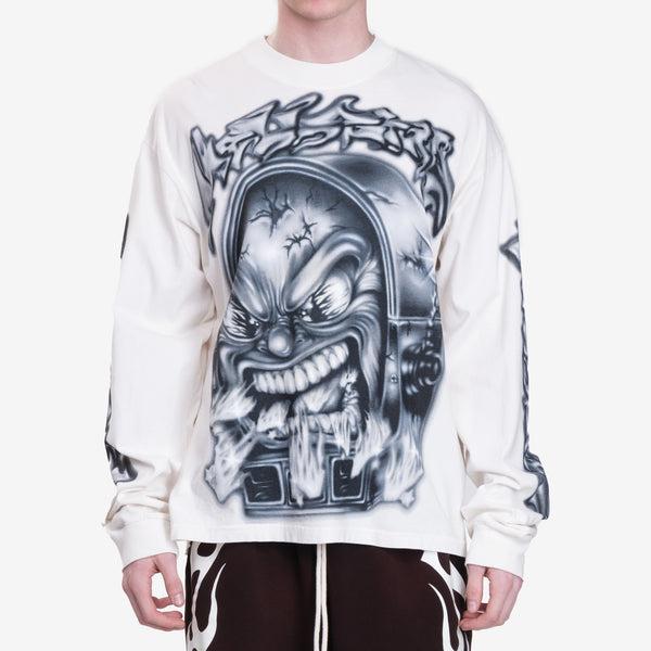 Capsule 11 - HELLSTAR Mens Mark Long Sleeve T-Shirt in White