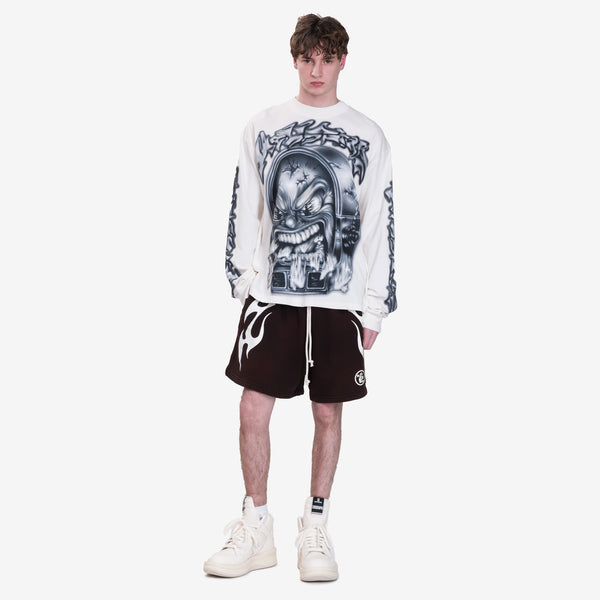 Capsule 11 - HELLSTAR Mens Mark Long Sleeve T-Shirt in White