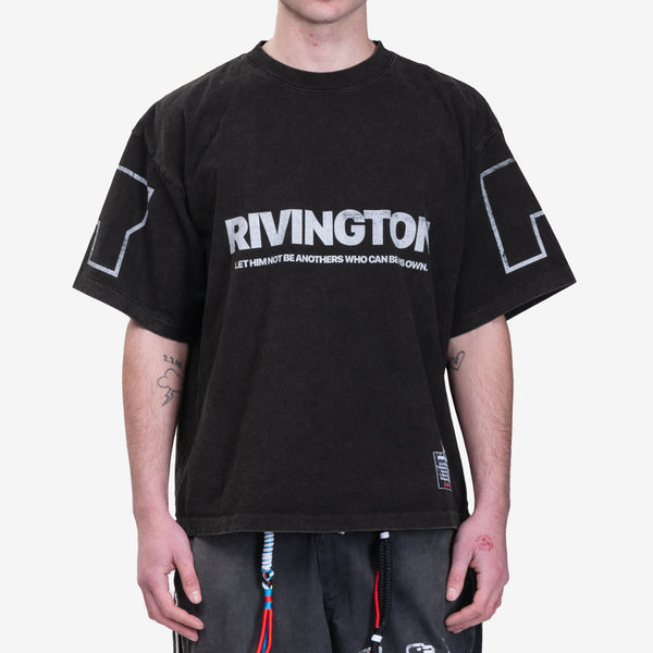 Mens RRR123 Rivington Roi Rebis - His Own CVA T-Shirt in Black