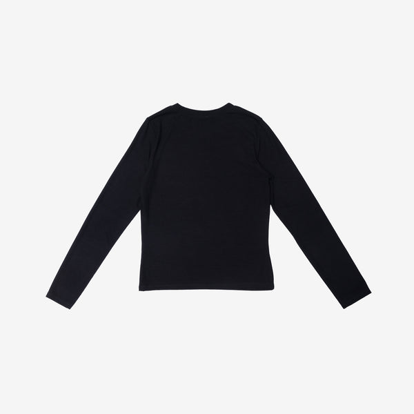 Chrome Hearts Womens CH Bad Seed Long Sleeve in Black