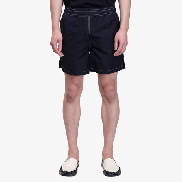 Ami Paris Mens Short de Bain Beach Shorts in Black