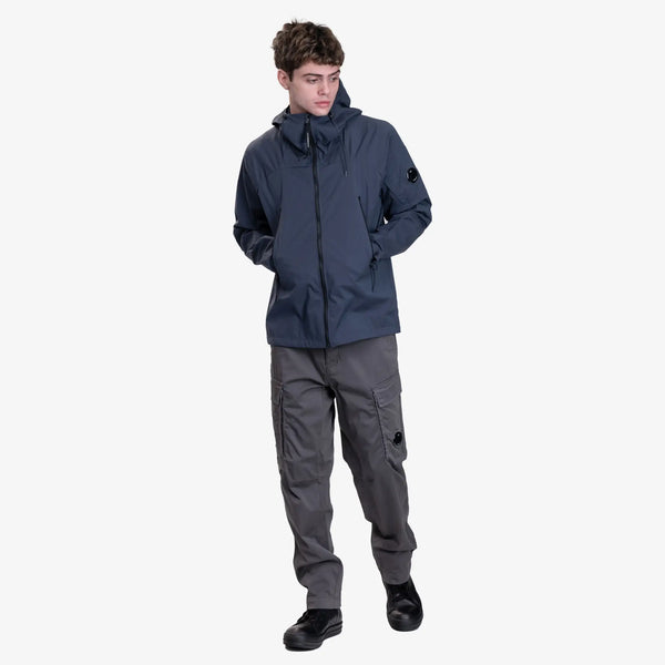 C.P. Company Mens Pro-Tek Hooded Jacket in India Ink