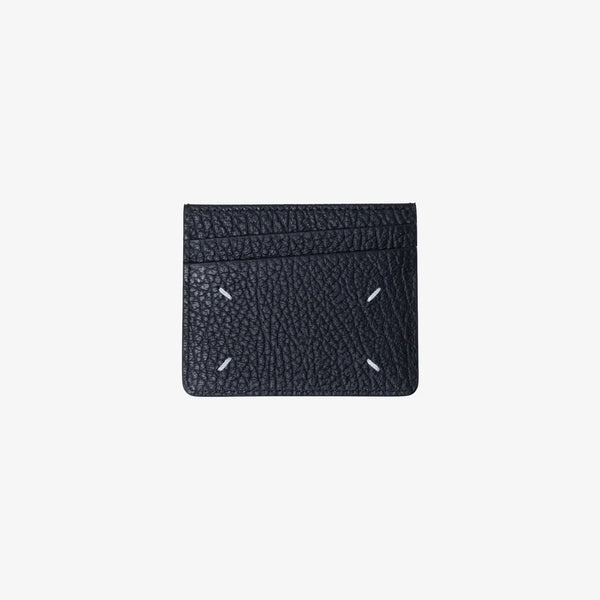 Maison Margiela Unisex Four Stitches Slim Card Holder in Black