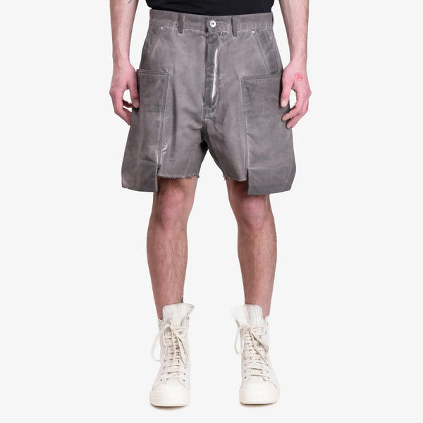 Rick Owens DRKSHDW Mens Stefan Cargo Shorts in Dust