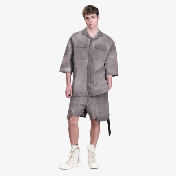 Rick Owens DRKSHDW Mens Magnum Tommy Shirt in Dust