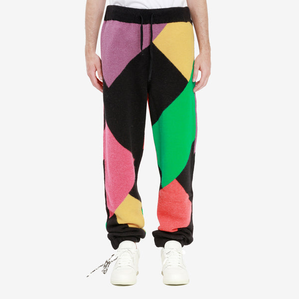 Palm Angels x Missoni Knit Joggers sweatpants in Black