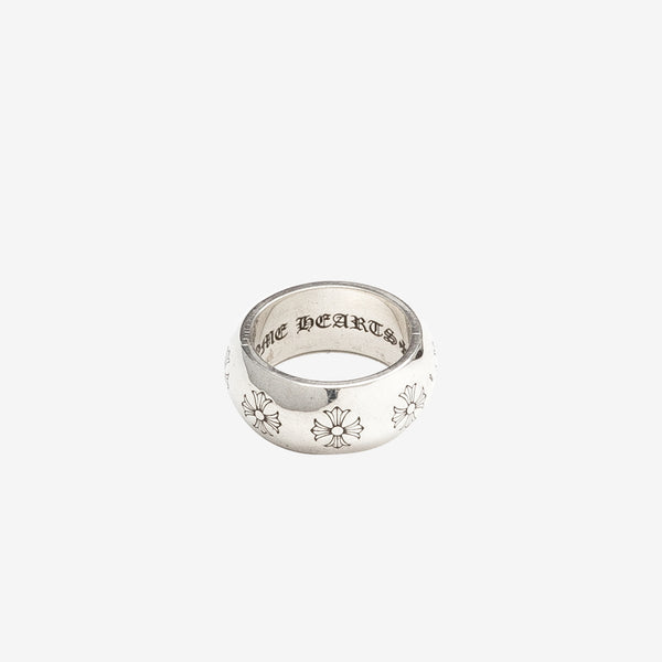 Chrome Hearts CH Plus Band Ring in Sterling Silver