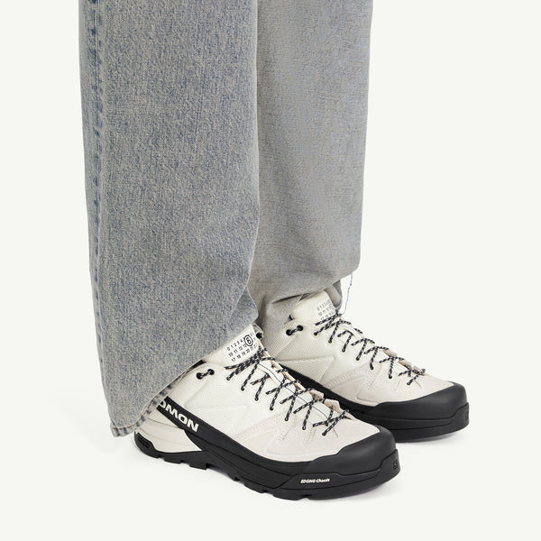 Maison Margiela MM6 x Salomon X-ALP in Vanilla Ice/Black/Almond Milk